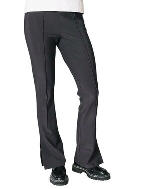 Epoque Evolution Jet Set Flare Pants In Carbon Grey Size 10 Petite